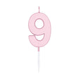 Globos kagelys 4,5cm pastel pink nr. 9