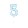 Globos kagelys 4,5cm pastelblåt nr. 5