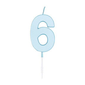 Globos kagelys 4,5cm pastelblåt nr. 6