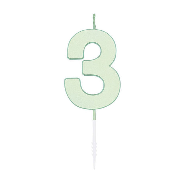 Globos kagelys 4,5cm pastel mint nr. 3