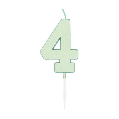 Globos kagelys 4,5cm pastel mint nr. 4