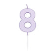 Globos kagelys 4,5cm pastel lilla nr. 8