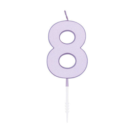 Globos kagelys 4,5cm pastel lilla nr. 8