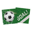 Globos fodboldservietter 20 stk 33x33 cm | 4 stk
