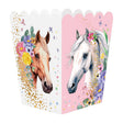 Globos papir snackbokse heste - 8 stk.
