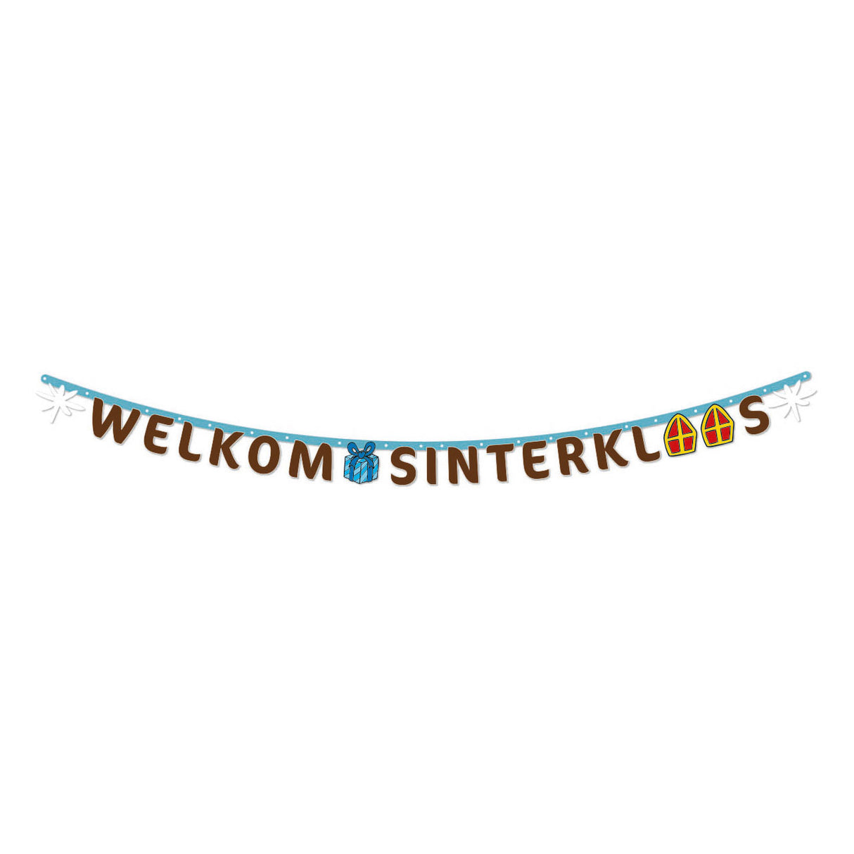 Globos bogstavguirlande Sinterklaas - 2m