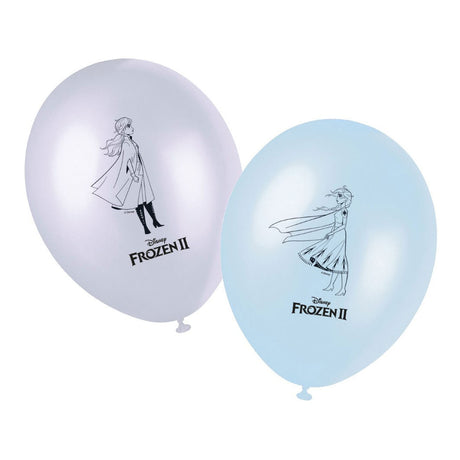 Globos balloner 11 tommer frosne 2 vindsprit - 8 stk.