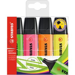 Stabilo tekstmarkør boss original farve sortiment 8 stk