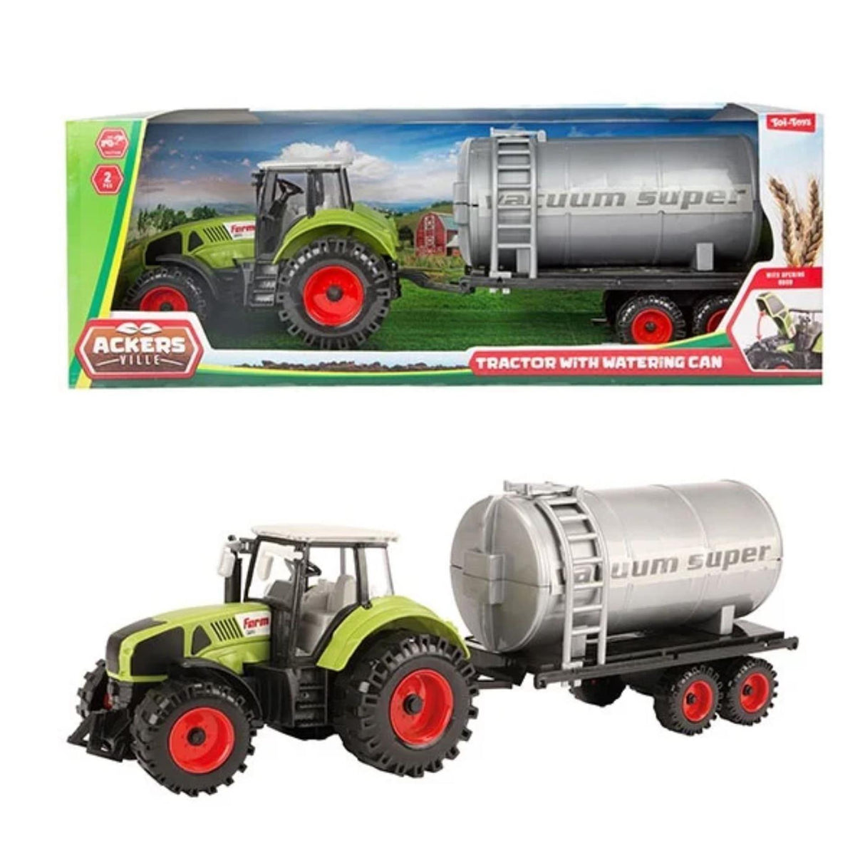 Toi-toys toi legetøjstraktor 20cm med vandtank