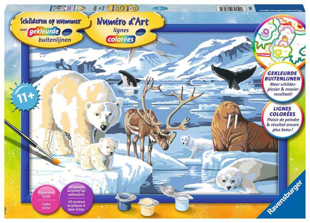Ravensburger maleri af Numbers On Ice