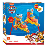 Mondo paw patrol tri rulleskøjter, str. 29-32