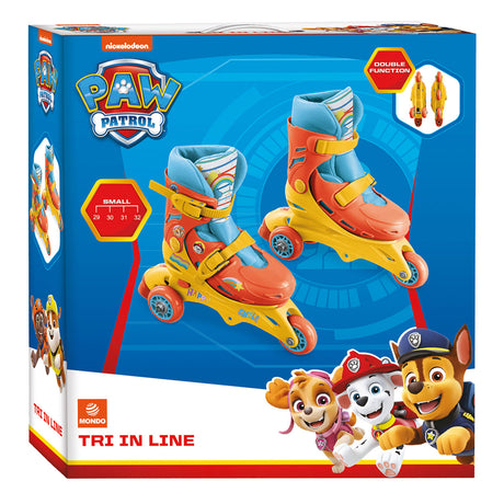 Mondo paw patrol tri rulleskøjter, str. 29-32