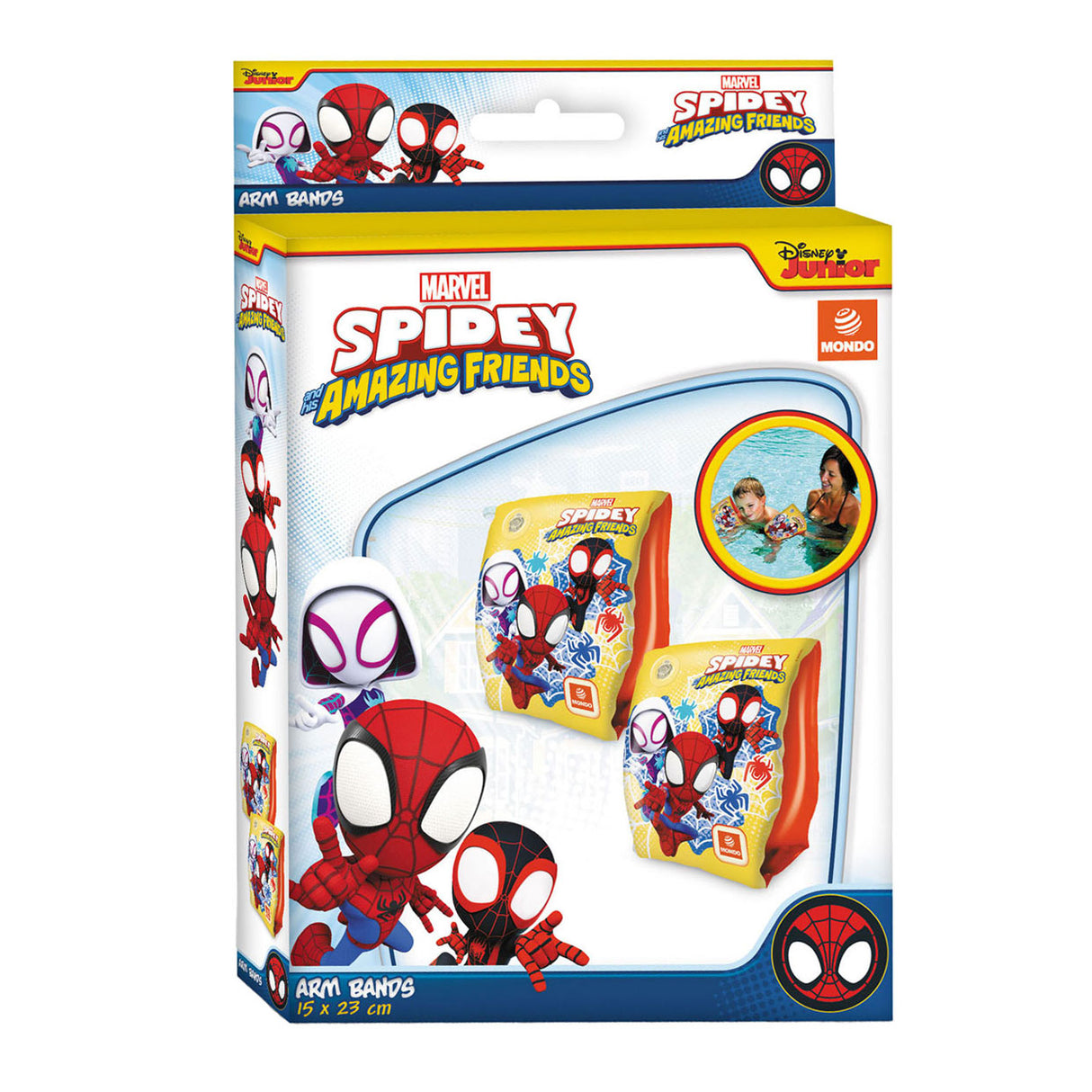 Mondo svømmebånd spidey marvel svømmetilbehør til børn.