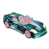Mattel Barbie Mondo Motors RC-styret bil - Forkromet blå 65 års jubilæumsudgave