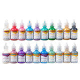 Skriblerier • 3D tekstilmalingssæt 29,5ml glitterregnbue 20 stk.