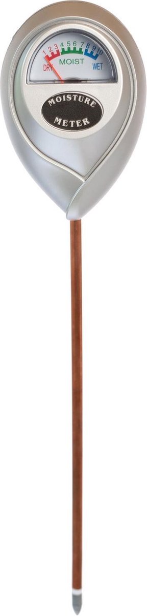 Natur - fugtmåler - hygrometer - grå - h27 x 6 x 3,5cm