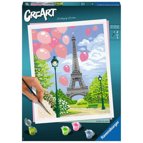 Ravensburger Creart Spring i Paris maler efter tal