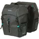 Basild Discovery365d Double Bicycle Bag Black Melee