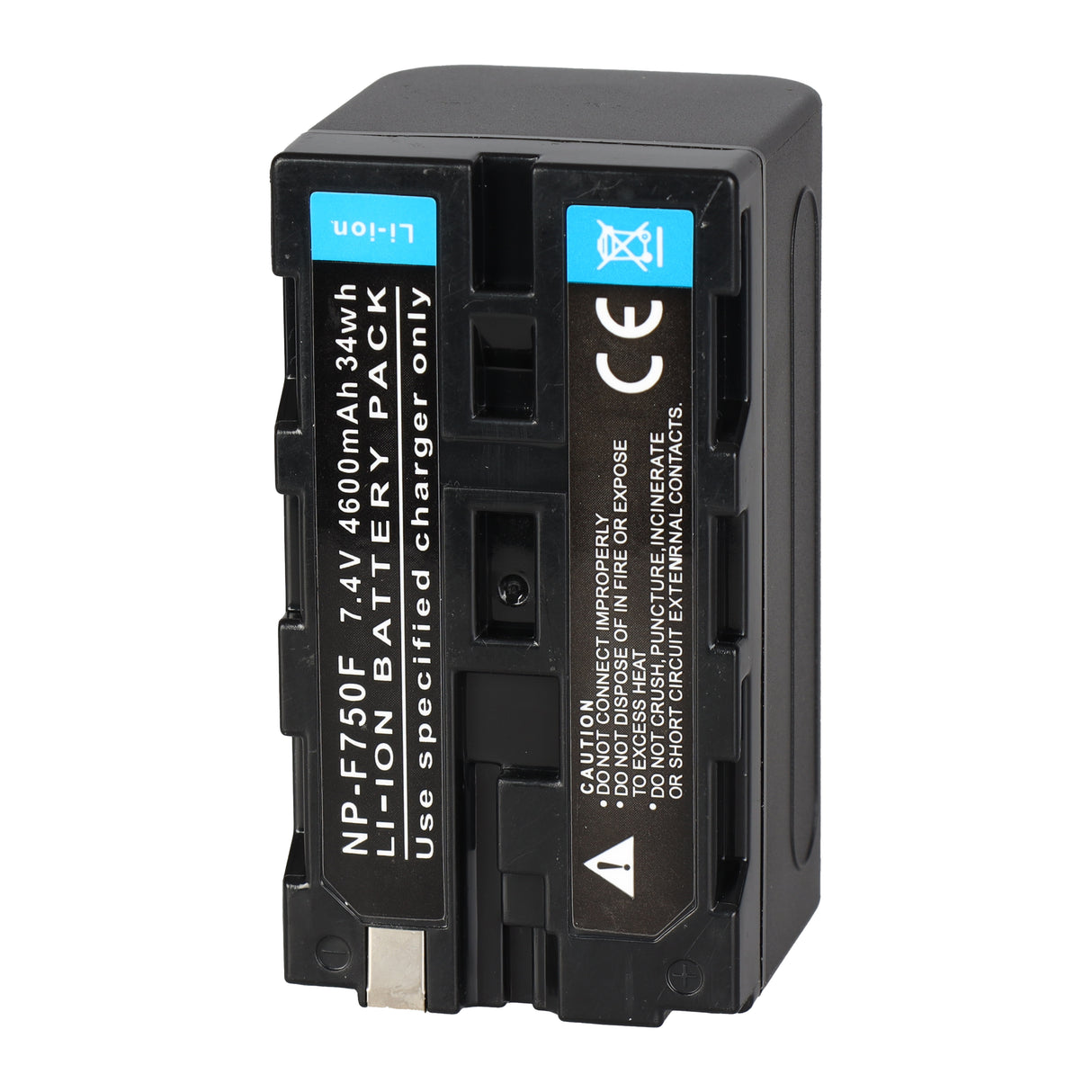 Falcon Eyes 2 x Batteri NP-F750 + Batterioplader SP-CHG til LED-lampe