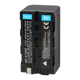 Falcon Eyes 2 x Batteri NP-F750 + Batterioplader SP-CHG til LED-lampe