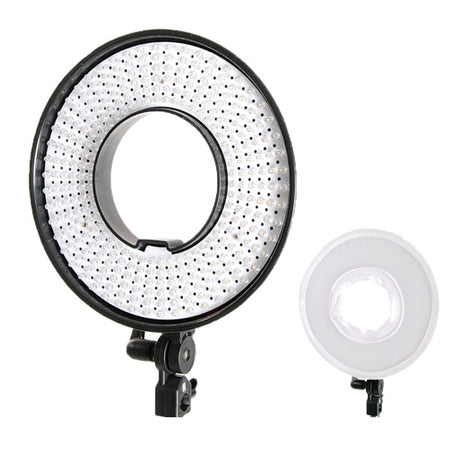 Falcon eyes tofarvet LED ringlampe dæmpbar DVR-300DVC på 230V