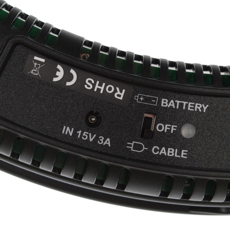 Falcon eyes tofarvet LED ringlampe dæmpbar DVR-512DVC på 230V
