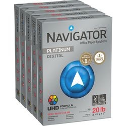 Kopipapirnavigator 21,6 x 27,9 cm 75 g m² glat hvid 5 pakker