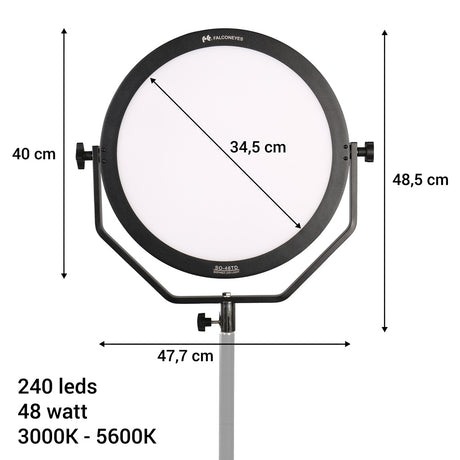 Falcon Eyes Bi-Color LED LAMP SOPHIEZ SO-48TD på 230V