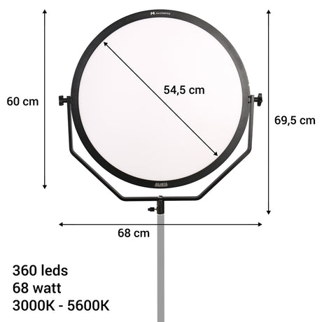 Falcon Eyes Bi-Color LED LAMP SOPHIEZ SO-68TD på 230V