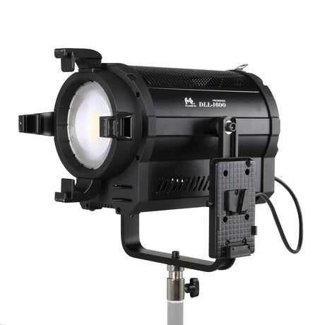 Falcon Eyes tofarvet LED spotlampe dæmpbar DLL-1600TDX på 230V eller batteri