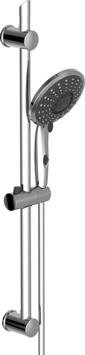 Schütte Florenz brusesæt med håndbruser - 56 til 67 cm brusestang - 5 positioner - krom
