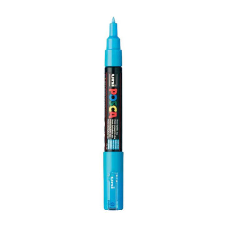 Uni posca malertusch 1mc lyseblå - konisk spids - 1 mm