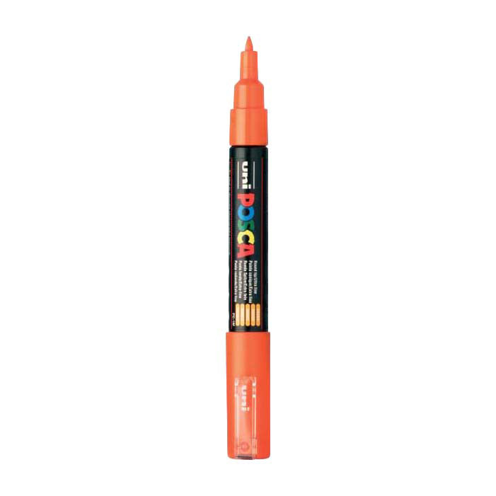 Uni posca malertusch 1mc orange - konisk spids - 1 mm