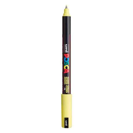 Uni posca markør pc-1mr solgul - ekstra fin 0,7mm