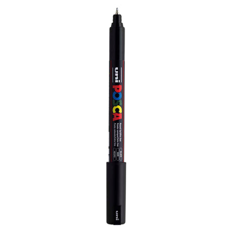 Uni posca markør pc-1mr sort - ekstra fin 0,7mm