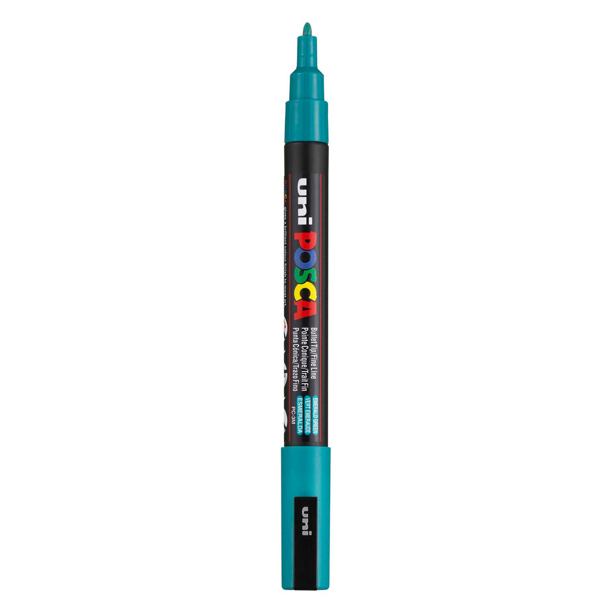 Uni posca pc3m malertusch smaragdgrøn - rund spids op til 1,3 mm