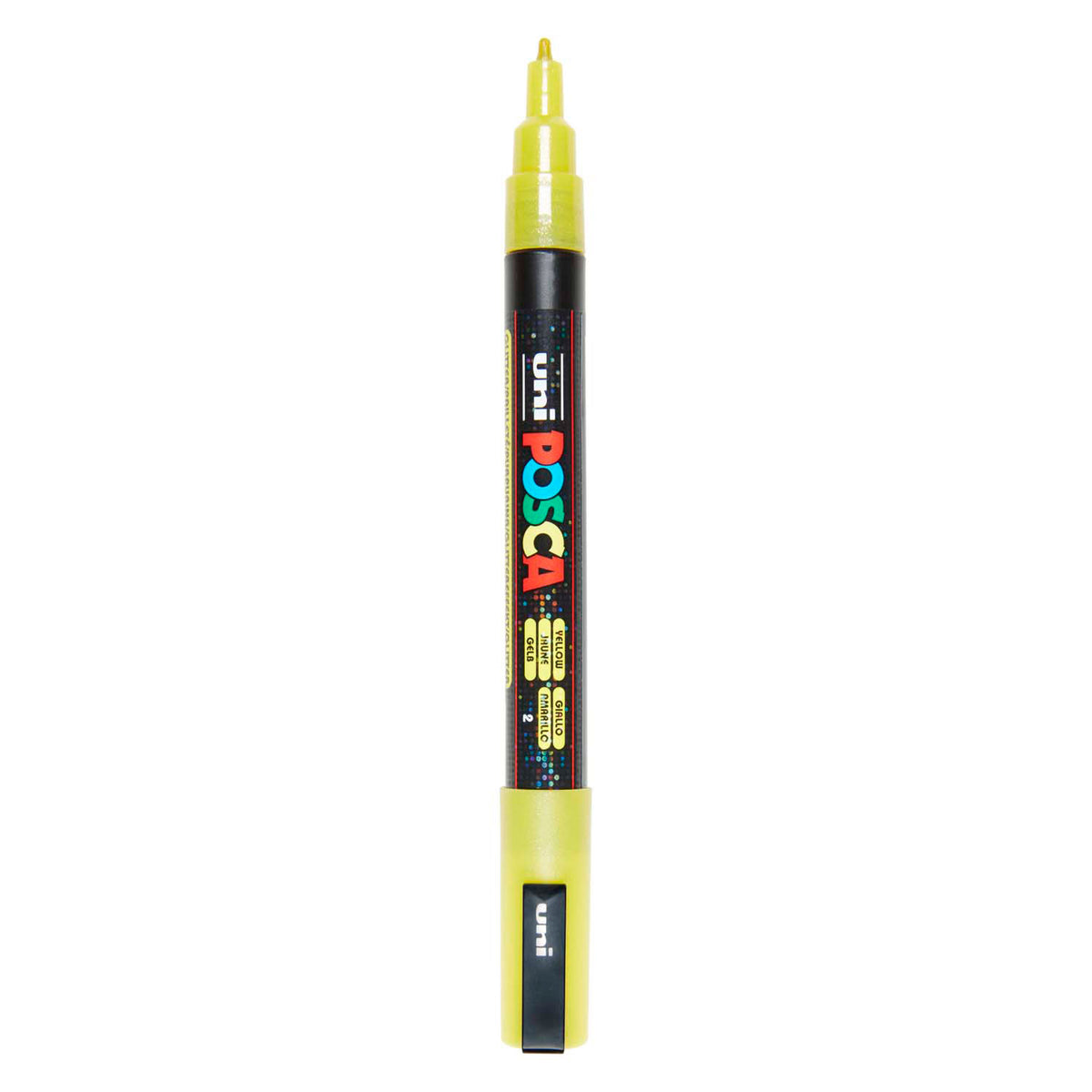 Uni posca pc3m malertusch glittergul - rund spids op til 1,3 mm