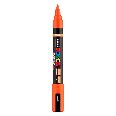 Uni posca børstemarkør pc5br orange - børstespids 1-4 mm