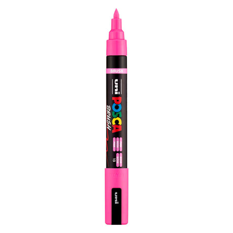 Uni posca børstemarkør pc5br pink - børstespids 1-4 mm