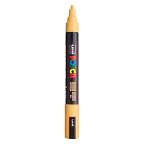 Uni posca malertusch pc5m abrikos - konisk spids 2,5 mm