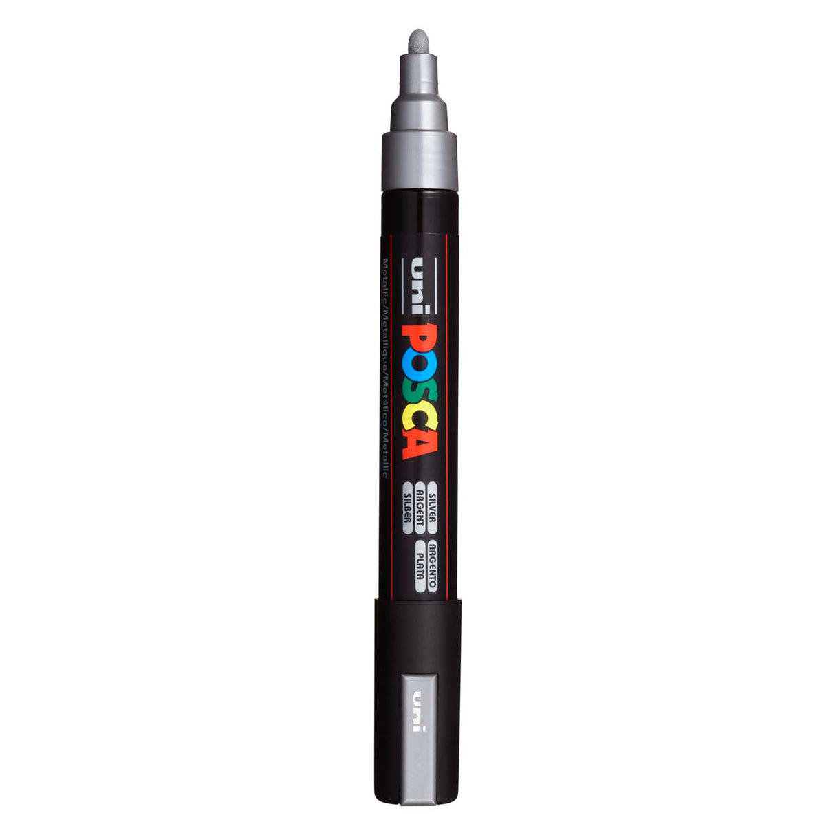 Uni posca malertusch pc5m sølv - konisk spids 2,5 mm
