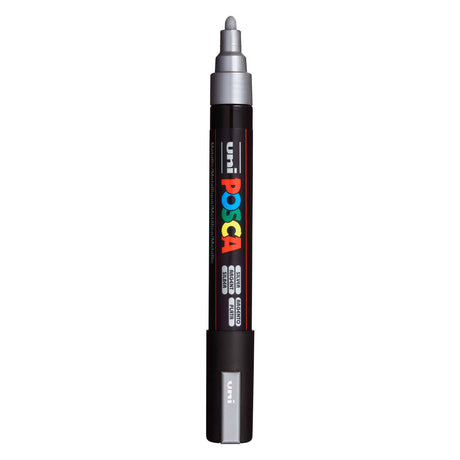 Uni posca malertusch pc5m sølv - konisk spids 2,5 mm