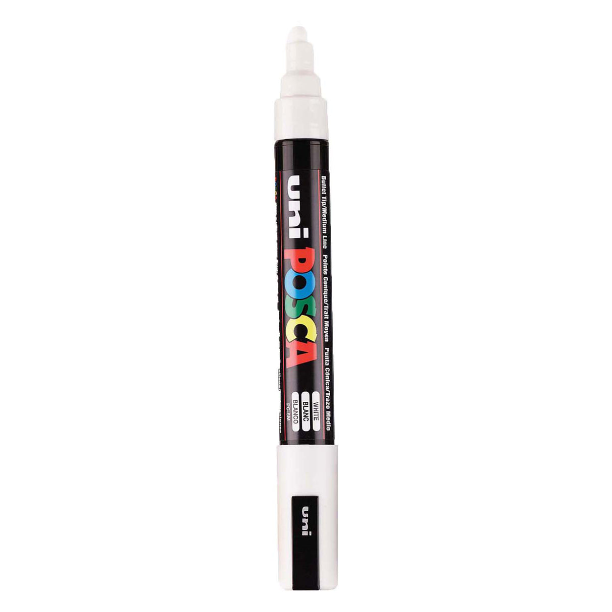 Uni posca malertusch pc5m hvid - konisk spids 2,5 mm