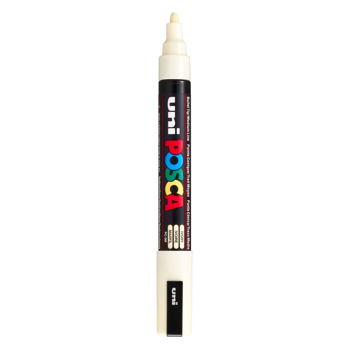 Uni posca malingsmærke pc5m elfenben - konisk spids 2,5 mm