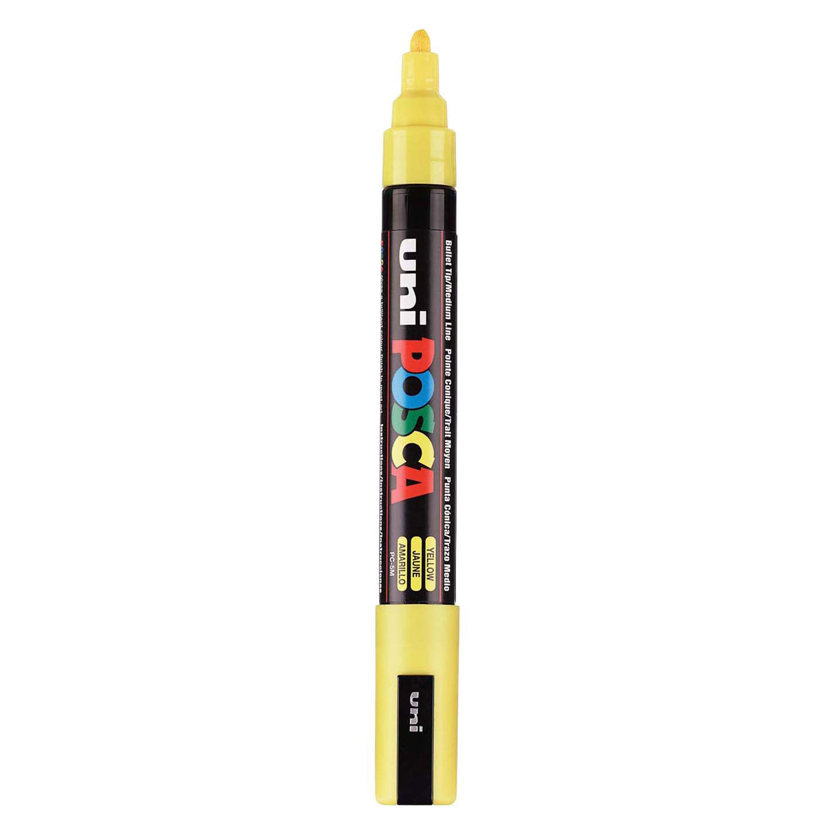 Uni posca malertusch pc5m gul - konisk spids 2,5 mm