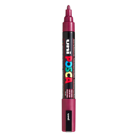 Uni posca malertusch pc5m vinrød - konisk spids 2,5 mm