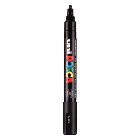 Uni posca malertusch pc5m sort - konisk spids 2,5 mm