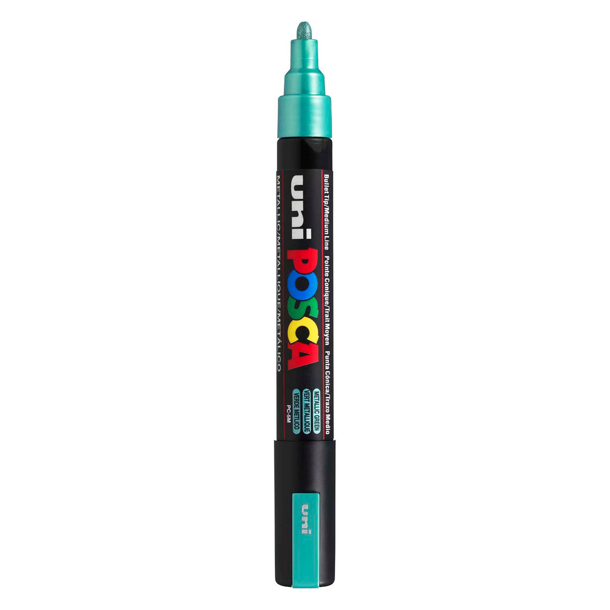 Uni posca malertusch pc5m metallic grøn - konisk spids 2,5 mm