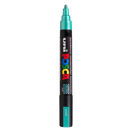 Uni posca malertusch pc5m metallic grøn - konisk spids 2,5 mm