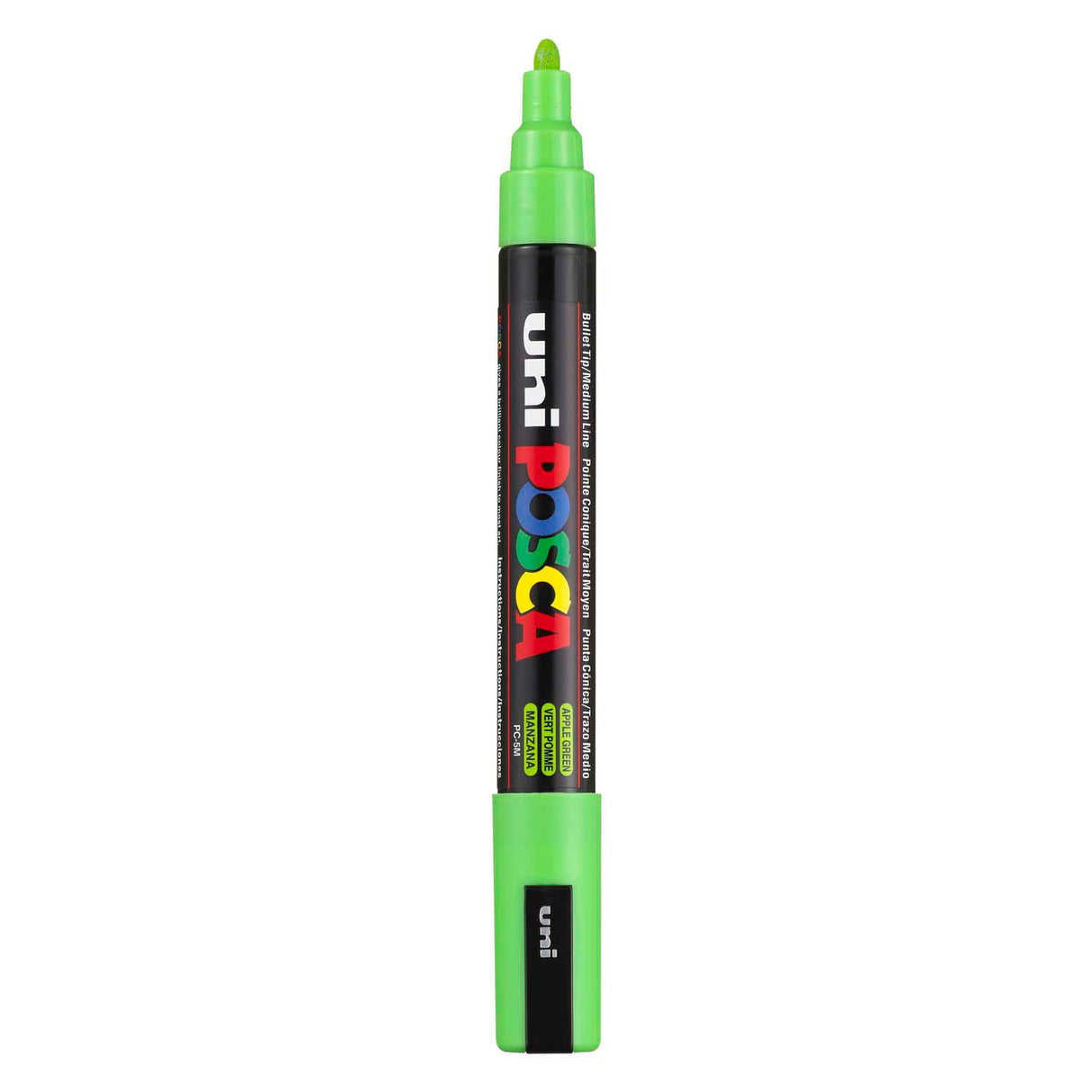 Uni posca malertusch pc5m æblegrøn - konisk spids 2,5 mm